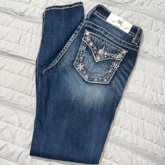 Miss Me Skinny Jeans Snowflake 